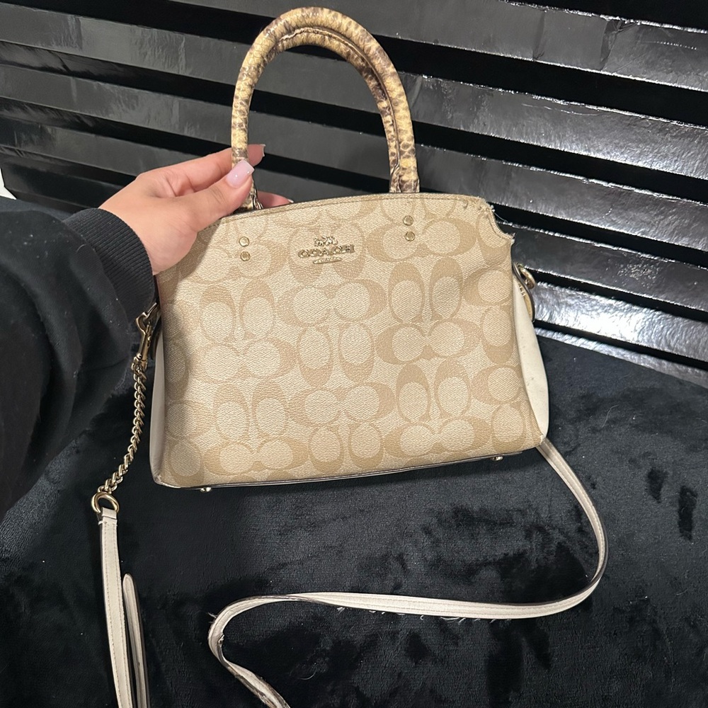 Coach Beige Crossbody Bag